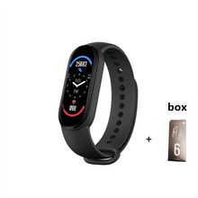 Load image into Gallery viewer, 2022 M6 Smart Bracelet Men Fitness Smart Wristband Women Sports Tracker Smart Watch Play Music Bracelet M6 Band For Adriod IOS
