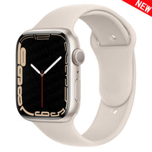 Load image into Gallery viewer, Silicone Strap For Apple Watch band 40mm 44mm 45mm 41mm 38mm 42mm 44 mm Rubber watchband bracelet iWatch serie 3 4 5 6 se 7 band
