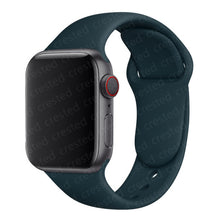 Load image into Gallery viewer, Silicone Strap For Apple Watch band 40mm 44mm 45mm 41mm 38mm 42mm 44 mm Rubber watchband bracelet iWatch serie 3 4 5 6 se 7 band
