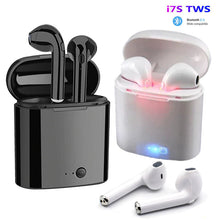 Load image into Gallery viewer, i7s tws Wireless Headphones Bluetooth 5.0 Earphones sport Earbuds Headset With Mic Charging box Headphones For all smartphones
